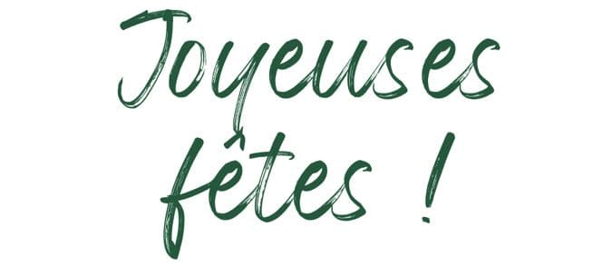 Joyeuses fêtes de fin d’année